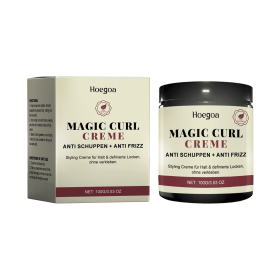 Hoegoa Curl Care Styling Cream Curl Care Nourishes Curls And Restores Curls To Their Natural Softness