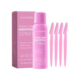 Jaysuing Facial Hair Recognition Spray Facial Cleanser Softens Hair Gentle Daily Care Hair Removal Spray