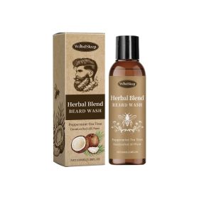 WoodSleep Facial Hair Cleanser For Men Gentle Cleansing Care Facial Hair Moisturizing And Moisturizing Care Solution