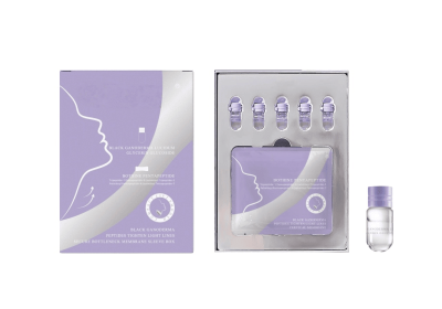 Tightening and wrinkle reducing neck mask, brightening, hydrating and moisturizing neck care
