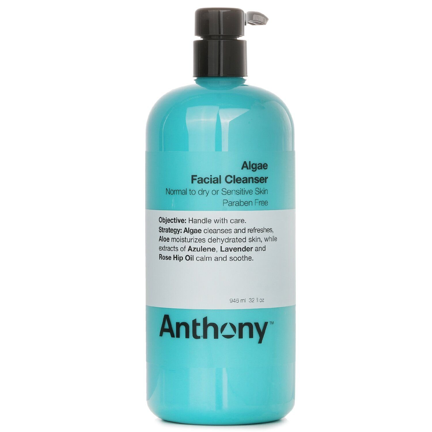 ANTHONY - Logistics For Men Algae Facial Cleanser (Normal To Dry Or Sensitive Skin) 962075 946ml/32oz ANTHONY - Logistics For Men Algae Facial Cleanser (Normal To Dry Or Sensitive Skin) 962075 946ml/32oz